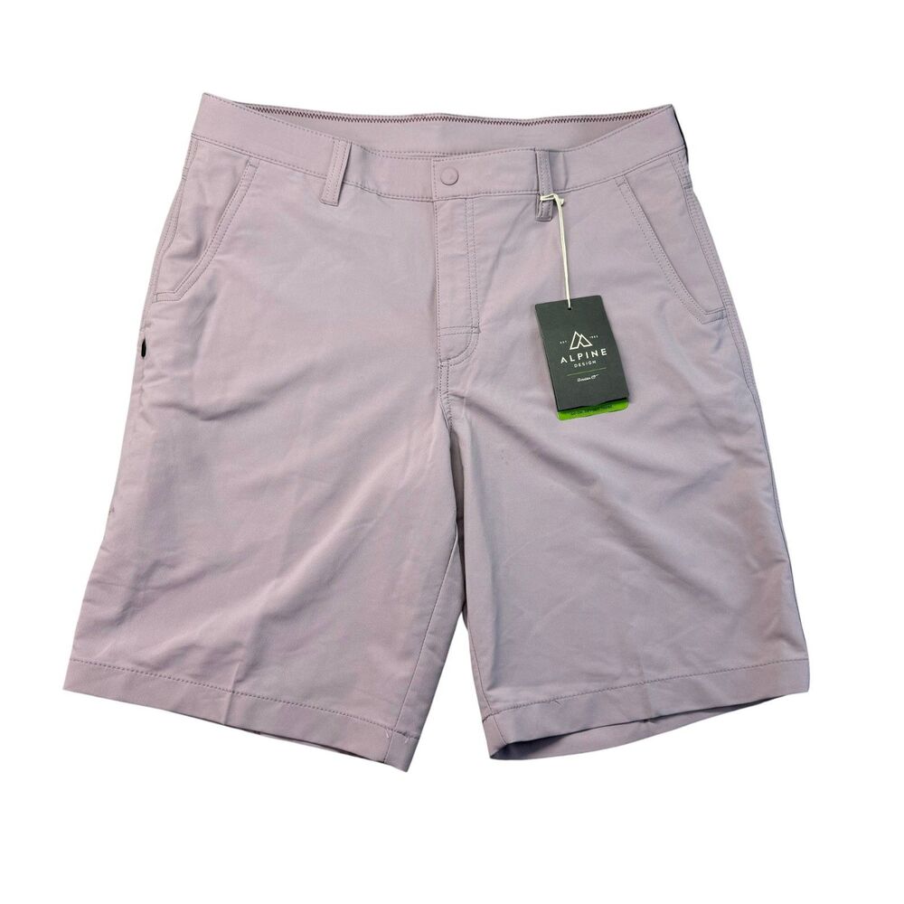 Alpine Design Shorts Men's 36 Purple Trail Head Tech Outdoor Muted Grape NWT